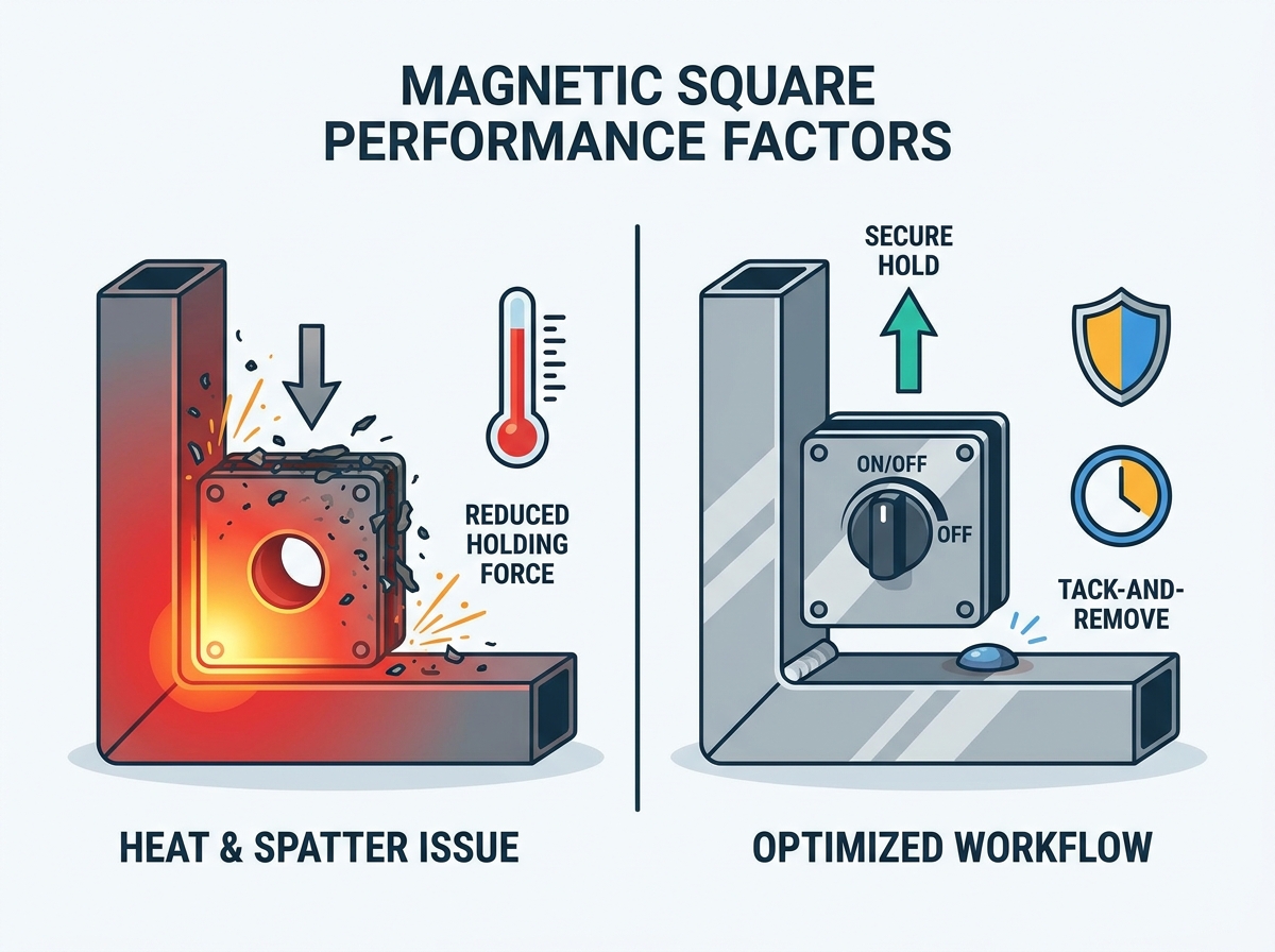 Magnetic Square on fabrication shop floor