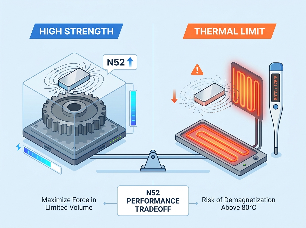 Custom N52 Magnets manufacturing and design