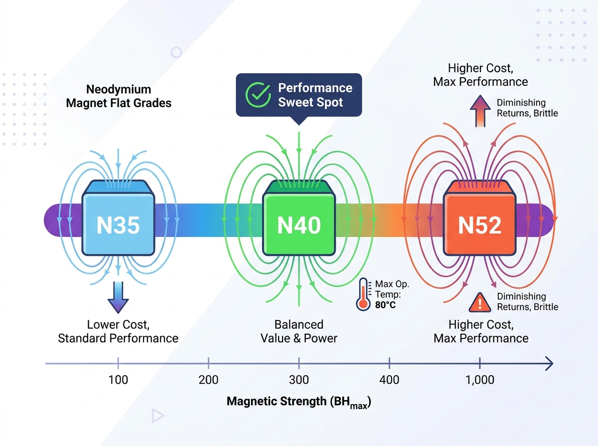 Custom N40 Magnet Industrial Applications
